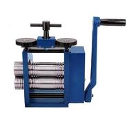 Manual Jewelry Rolling Mill, Combination Rolling Machine with Hand Crank and Smooth Surface for Pressing Lines, Sheets, and Semi-Circles