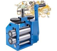 Manual Jewelry Rolling Mill for Precise Sheet and Wire Forming, Adjustable Thickness, Ideal for Jewelry Making and Metal Crafting