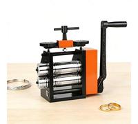 Manual Jewelry Rolling Mill Machine,Wire Flat Metal Sheet Roller Tool,40mm Inner Shaft,Roll Gold Silver Brass Copper into Sheet Square Half-Round Round Wires