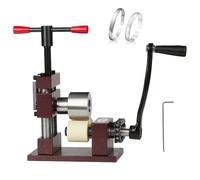 Manual Jewelry Rolling Mill with Thickness Adjustment and Removable Handle, Hand Crank Tool for Spoon Rings and DIY Jewelry Making