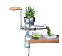Manual Juicer 304 Stainless Steel Hand Crank Fruit Vegetable Extractor Portable for Celery Kale Spinach Pomegranate