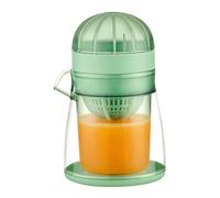 Manual Juicer - 400ml Fruit Squeezer Cup, Small Handheld Juicer with Easy Press Design, Citrus Lemon Orange Tangerine Pear Tool for Kitchen Food Prep Home Camping Office