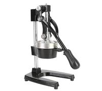 Manual Juicer Cast Iron Citrus Juicer, Extra-Large Commercial Grade Manual Hand Press, Heavy Duty Countertop Squeezer(Black)