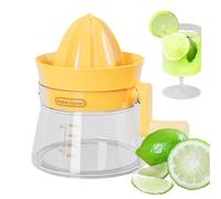 Manual Juicer Cup - Handheld Fruit Press Juicer, Easy Rotate Labor-Saving Juice Extractor, Small Manual Squeezer Citrus Apples Carrots Watermelons Celery, Portable Household Kitchen Tool Fresh Juice D