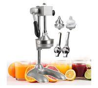 Manual Juicer Hand Press, Grade Manual Hand Press, Commercial Juicer Machine, Hand Press Citrus Juicer Orange Extractor For Various Commercial And Family Gatherings(Silver)