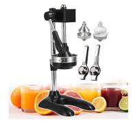 Manual Juicer Hand Press, Grade Manual Hand Press, Commercial Juicer Machine, Hand Press Citrus Juicer Orange Extractor For Various Commercial And Family Gatherings(Black)
