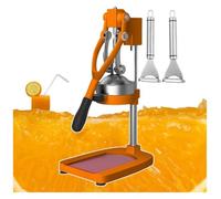 Manual Juicer Hand Press, Grade Manual Hand Press, Fruit Squeezer And Crusher Hand Press Orange Juicer Extractor For Use In Restaurants Or At Home(Orange)