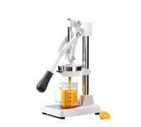 Manual Juicer - Heavy Duty Cast Iron Hand Press for Orange, Lemon, Lime, Grapefruit, and Pomegranate - Includes Measuring Cup, Easy to Clean
