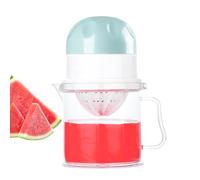 Manual Juicer - Manual Hand Squeezer | Fruit Citrus Juicer Handheld | Easy to Clean Pulp Extractor | Tool for Kitchen Travel Dome Home Lime Pomegranate with 450ml Clear Cup Attached Kitchen Tool