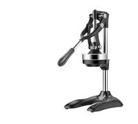 Manual Juicer Stainless Steel Manual Citrus Hand Juicer, Commercial Grade Cast Iron Press for Orange, Lemon(Black)