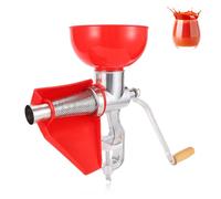 Manual Juicer, Stainless Steel Orange Juicer Sauce Maker Hand Tomato Strainer Press Machine Masticating Squeezer for Fruit Tomato Lemon Orange Vegetables Kitchen Tool