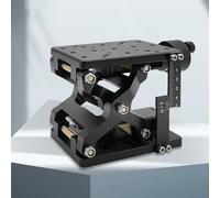Manual Lab Jack Optical Lift, Laboratory Lifting Platform with Scale for Precise Adjustments in Labs and Instruments, Heavy-Duty, Adjustable Height, Durable Design