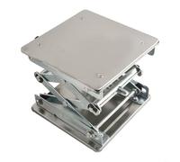 Manual Lab Lift Platform Stainless Steel Support Stand with Adjustable Height 75 260mm and 150x150mm Platform for Use in Science Education