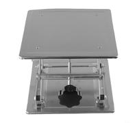 Manual Lab Lifting Support Stand 200x200 mm Stainless Steel with 85-280mm Height Adjustment for Laboratory and Educational Use