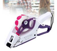 Manual Label Applicator, Portable Handheld Barcode Sticker Gun, Round Square Flat Bottle Sticker Labeler, Width 22-80mm Label, for Supermarket Warehouses Shopping Malls