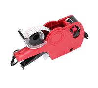 Manual Labeler 8-Digit Price Gun Multifunctional, Portable and Lightweight Plastic Body with (Red)
