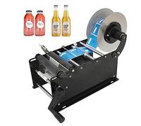 Manual Labeling Applicator for Round Bottles, Efficient Sticker Application 15-30pcs/min, Ideal for Food, Catering, and Daily Use