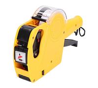 Manual Labeling Machine, Labeling Machine with Cartridge ,Price Marking Tool Portable Label Maker,8 Digits Price Tag Gun with Cartridge Portable Price Marking Tool (Yellow)
