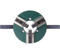 Manual Lathe Chuck,D200,200mm Self-Centering 3 Jaws,80mm Center Hole,1pcs.