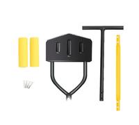 Manual Lawn EDGER - EDGER RAWN TOME | Half Moon Lawn Edger with Metal Shaft | Metal Saws Dental Garden EDGER | Multifunctional Grass Cleaning Scraper | Long Handled Step Edger for Sidewalk