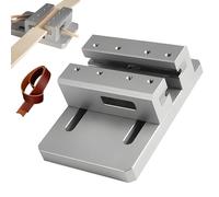 Manual Leather Cutter Beveler, Aluminum Alloy Skiver Tool, 55mm Adjustable Belt Edge Strap Trimmer, Desktop Curved Edges Trimming Machine for DIY