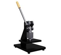 Manual Leather Cutting Machine, Heavy Duty Flatbed Die Cutter, Adjustable Height for Punching, Embossing & Crafting, Ideal for Leatherwork & DIY Projects