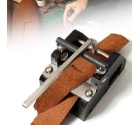 Manual Leather Edge Trimmer Tool, Belt Side Edger Beveler, Desktop Strap Beveler for DIY Handicraft Studio