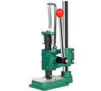 Manual Leather Hole Puncher, Hand Punching Machine with Adjustable Height, 320kg Press Punch Tool for DIY Craft Cutting Forming (320kg Square Head)