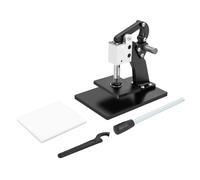 Manual Leather Hole Puncher Tool, 1964lbs Pressure Hand-Punch Machine for DIY Crafts, Hot Stamping and Molding, Easy to Use Crafting Equipment