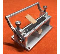 Manual Leather Peeling Machine, Stainless Steel Leather Thinning Machine with Precise Scale Marks, Manual Leather Splitter and Skiver for DIY Belts and Watch Straps, Vegetable Tanned Leather Tool