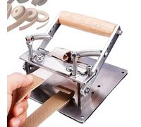 Manual Leather Peeling Machine, Stainless Steel Splitter with 9 Cm Cutting Width, Adjustable Thickness, for Hard Leather Cutting