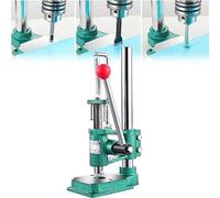 Manual Leather Punch Press Machine, Multifunction Desktop Hole Puncher, Heavy Duty Press Tool for Various Industries (Round Head 320kg)