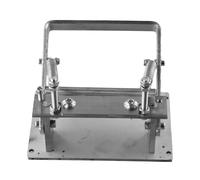 Manual Leather Splitter Thinning Machine, Stainless Steel Precise Hole Position, for DIY Craft Cowhide Belt Strips Making