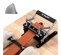 Manual Leather Splitter with Pulling Handle,Leather Peeling Machine, Leather Skiver, Aluminum Made,Leather Skiving Leather Working Tools with Blades for DIY Leather Work Leather Thinning Craft