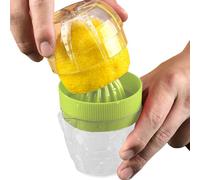 Manual Lemon Juicer | 83g Handheld Citrus Squeezer | Easy Pour PP/ABS Design with No Overflow | Smooth Filtration & Measurement | Lightweight Juicing Tool
