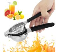 Manual Lemon Squeezer Easy to Use Lemon Lime Juicer 304 Stainless Steel Citrus Juicer Press Multipurpose Lime Squeezing Tool for Kitchen Orange Lemon