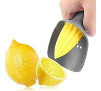 Manual Lemon Squeezer, Ergonomic Mini Juicer Hand Press for Household Kitchen Tools(Black)