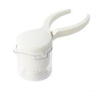 Manual Lemon Squeezer Handheld Citrus Juicer, Ergonomic Handle, Efficient Juice Extraction, Compact Kitchen Tool for Lemons, Oranges, and Limes (White)