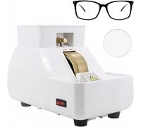 Manual Lens Edger Polisher Machine with Diamond Grinding Wheel & Adjustable Water Valve, Sturdy and Durable Glasses Processing Equipment for Optician Shops and Training Centers