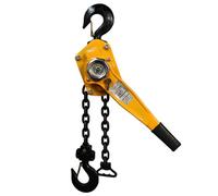 Manual Lever Chain Hoist, 2/3/6 Ton G80 Galvanized Carbon Steel with Double-Pawl Brake for Garage Factory Dock Building(10ft,6ton)