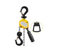 manual lever chain hoist, Hand Winch Lever Chain Hoist Block 0.25T/0.5T 1.5M/3M for Cars Trucks Boats(0.5 Ton,3M)