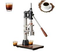 Manual Lever Espresso Machine - Portable Direct Lever Espresso Maker, 100ml Stainless Steel Hand-Press Coffee Brewer for Home, Cafe, and Office Use