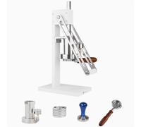 Manual Lever Espresso Maker - Espresso Press Machine with Pressure Chamber, Piston, Powder Hammer, and Bottomless Handle for Home and Outdoor Use