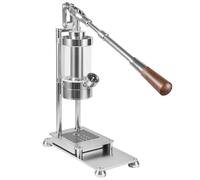Manual Lever Espresso Maker, Hand-pressed Stainless Steel Coffee Machine with 58 mm Portafilter & 345 ml Water Tank for Cappuccino, Latte, Macchiato at Home Travel