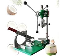 Manual Lever Type Co-conut Opener Tool, All-in-One Co-conut Peeling & Shelling Machine, Co-conut Opener Machine, 2.36 Inch Opening Size, Stable Fixed Base for Juice Store Kitchen(3-Handle)