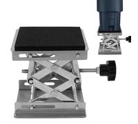 Manual Lift Table, Table Scissor Lift Lab Jack, Laboratory Scissors Jack Lifting PlatformExpandable Lift Height 1.96-6.1in Scissor Lifting, Lab Lift Stand For Material Handling And Transportation