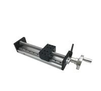 Manual Linear Rail Sliding Table Stage SFU1605/1610 Ballscrew Handwheel Linear Actuator 100mm-1000mm Stroke for CNC 3d Printer(M-SXG5080,SFU1610-Stroke 600mm)
