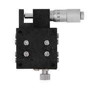 Manual Linear Stage | 40x40mm Micrometer Sliding Platform for Optical Instruments/Test Equipment | High - Accurate X - Axis Displacement Table with Aluminium Alloy Guideway