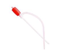 Manual Liquid Siphon Transfer for Car Workshop, Oil Pump Hose with Hand Operation, Water Delivery, Car Repair Equipment, Vacuum Lifter for Engine Fluids (Red, One Size)