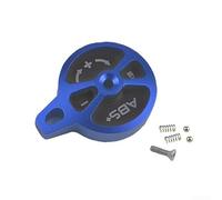 Manual Lockout Assembly Kit with Lock Cap Switch for Bicycle Fork, Made from Aluminum Alloy and ABS to Disable Suspension and Deliver Hard Fork Performance (Blue)